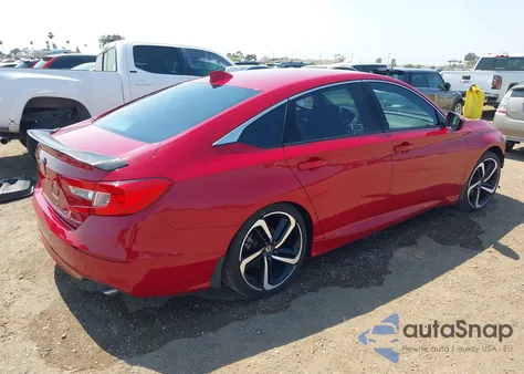 2018 Honda Accord Sport из США, поврежденный, VIN 1HGCV1F31JA054491